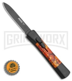 AKC Concord Autumn Camo OTF Flat Grind Automatic Knife - Black Plain 9 AKC Concord Autumn Camo OTF Flat Grind Automatic Knife - Black Plain -Featured Knife Shop Kizer Nick Swan Matanzas Frame Lock Knife Ti Micarta Ki4510A3 BHQ 114295 LS Bottlecap large
