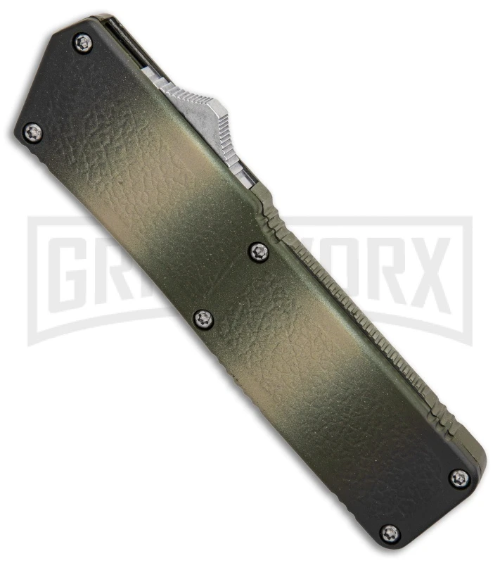 Lightning Camo D/A OTF Automatic Knife - Two-Tone Plain 5 Lightning Camo D/A OTF Automatic Knife - Two-Tone Plain - Image 3