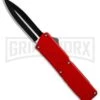 Lightning Red D/A OTF Automatic Knife - Dagger Two-Tone Plain 4TH18 2 Lightning Red D/A OTF Automatic Knife - Dagger Two-Tone Plain 4TH18 -Featured Knife Shop Lightning DA Dagger Two Tone Plain BP 30348 er large