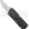 Lightning Fireball Black D/A OTF Automatic Knife - Drop Point Satin Plain -Featured Knife Shop Lightning Fireball Black DA OTF Auto Satin DP GX 37421 jr large