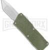 Lightning Fireball OD Green D/A OTF Automatic Knife - Tanto Satin Plain -Featured Knife Shop Lightning Fireball OD Green DA OTF Auto Satin Tanto GX 37450 jr large
