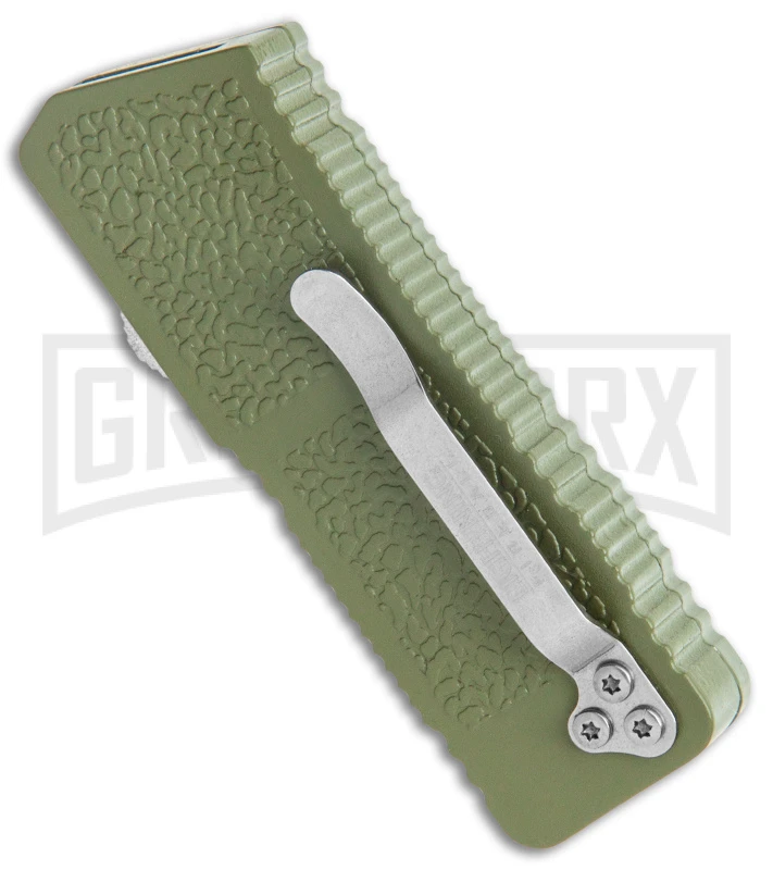 Lightning Fireball OD Green D/A OTF Automatic Knife - Tanto Satin Plain 5 Lightning Fireball OD Green D/A OTF Automatic Knife - Tanto Satin Plain - Image 3