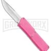 Lightning Pink D/A OTF Automatic Knife - Satin Plain 1 Lightning Pink D/A OTF Automatic Knife - Satin Plain -Featured Knife Shop Lightning Pink DA OTF Satin Plain BP 22651 jr large