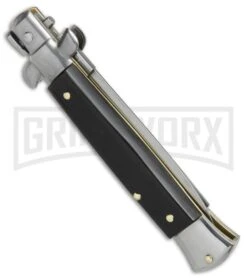 Featured Knife Shop -Featured Knife Shop SKM AB 8in italian stiletto dark horn satin dagger BP 22713 er side large