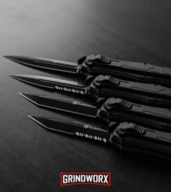 Smith & Wesson Spring Assisted Finger Actuator Tanto OTF Knife - Black Plain -Featured Knife Shop Smith Wesson OTF Assist Finger Actuator SWOTF9 B BHQ 67476 BS BHQ 67475 TB BHQ 67477 TBS BHQ 67474 jr lifestyle large