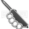 What The Knuck Knuckle Dagger D/A OTF Automatic CF/Satin -Two Tone Dagger