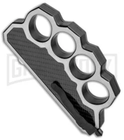 What The Knuck Knuckle Dagger D/A OTF Automatic Carbon Fiber - Dagger Satin -Featured Knife Shop What the Knuck Knuckles Dagger DA Auto CF Dagger Satin GX 33675 jr side 2 large