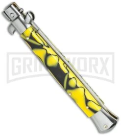 Featured Knife Shop -Featured Knife Shop ab 11in yellow swirl dagger side cm large