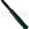 AKC 077 Concord Dark Green OTF Automatic Knife - Black Plain 2 AKC 077 Concord Dark Green OTF Automatic Knife - Black Plain -Featured Knife Shop akc 077 otf dark green black plain cm large