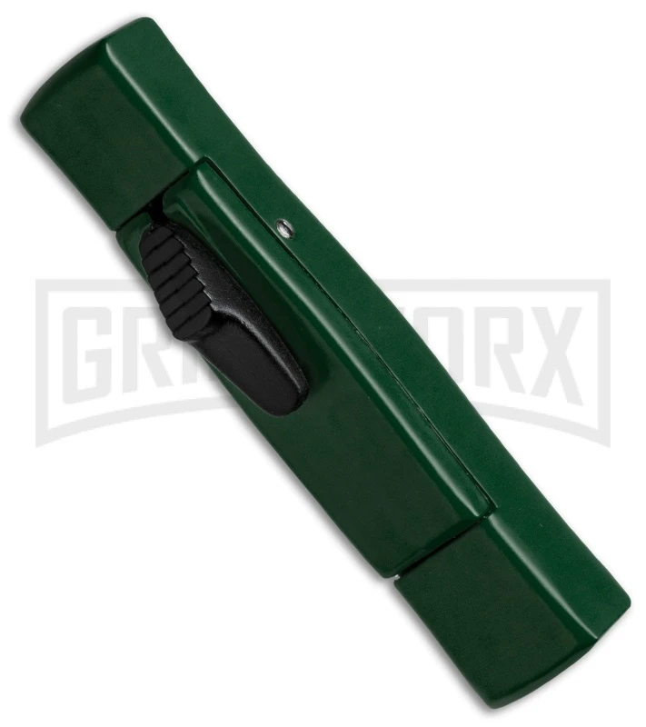 AKC Minion Concord Dark Green OTF Automatic Knife - Satin Plain 4 AKC Minion Concord Dark Green OTF Automatic Knife - Satin Plain - Image 2