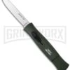 AKC Concord NATO Military Green OTF Automatic Knife - Flat Grind Satin Plain 2 AKC Concord NATO Military Green OTF Automatic Knife - Flat Grind Satin Plain -Featured Knife Shop akc 770 nato green silver flat large