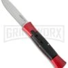 AKC Concord Red/Black OTF Automatic Knife - Satin Flat 2 AKC Concord Red/Black OTF Automatic Knife - Satin Flat -Featured Knife Shop akc concord 007 red satin flat cm large