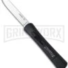 AKC Concord Black OTF Automatic Knife - Flat Grind Satin Plain