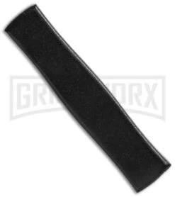 AKC Minion Concord Zebra OTF Automatic Knife - Black Flat -Featured Knife Shop akc mini concord zebra flat back cm large