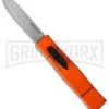 AKC Minion Concord Orange OTF Automatic Knife - Satin Plain -Featured Knife Shop akc minion otf orange satin cm large