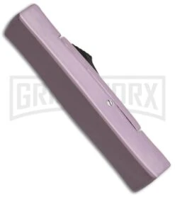 AKC Minion Concord Purple OTF Automatic Knife - Satin Plain 7 AKC Minion Concord Purple OTF Automatic Knife - Satin Plain -Featured Knife Shop akc minion satin flat purple BHQ 36362 dl side large