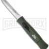 AKC Concord NATO Military Green OTF Automatic Knife - Dagger Polish Plain