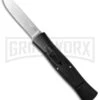 AKC Stubby Black OTF Automatic Knife - Polish Plain 1 AKC Stubby Black OTF Automatic Knife - Polish Plain -Featured Knife Shop akc stubby black large