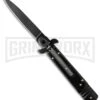 8" Leverlock Tactical Automatic Knife - Bayonet