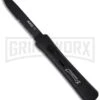 AKC Black Tactical Concord 8" D/A OTF Flat Grind (Black Serr)