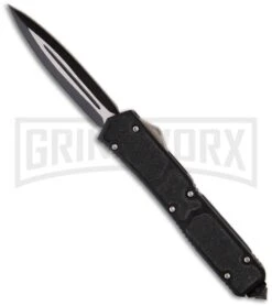 Delta Force D/A OTF Automatic Knife - Black Plain