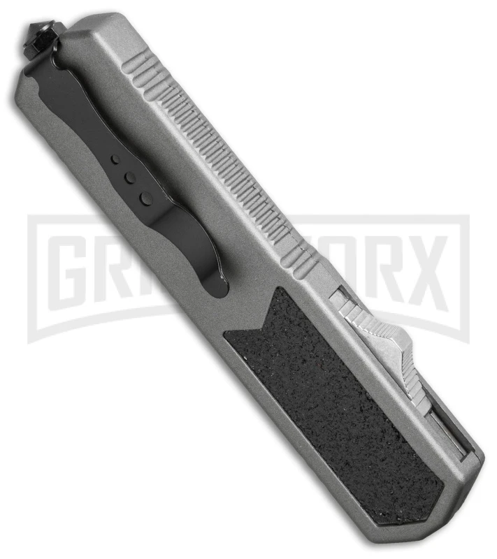 Titan Gray D/A OTF Automatic Knife - Dagger Black 4 Titan Gray D/A OTF Automatic Knife - Dagger Black - Image 2